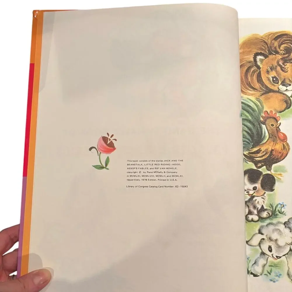 VTG 1978 Favorite Nursery Classics Book, Rand McNally, HC
